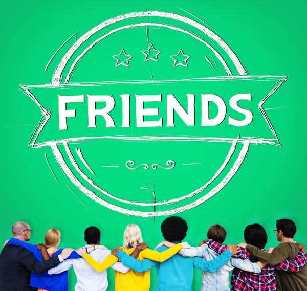 Friends Friendship Relationship Concept — Stock Photo, Image