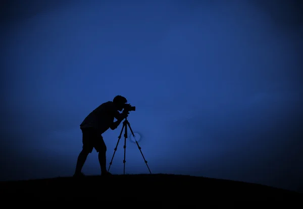 Fotograf Kamera Shooting Konzept — Stockfoto