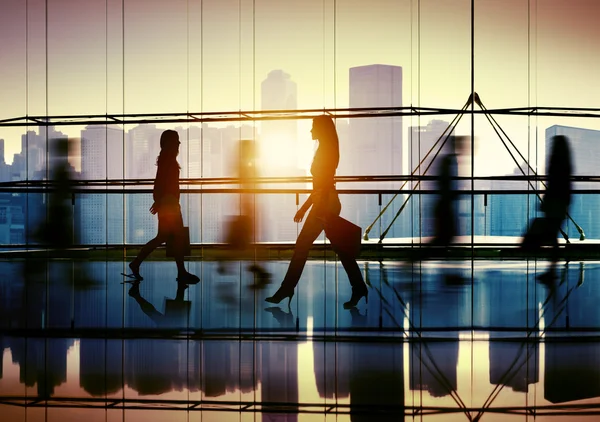 Business People walking — Stock Photo, Image