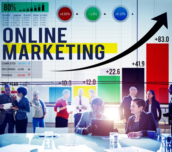 Concetto di marketing online — Foto Stock