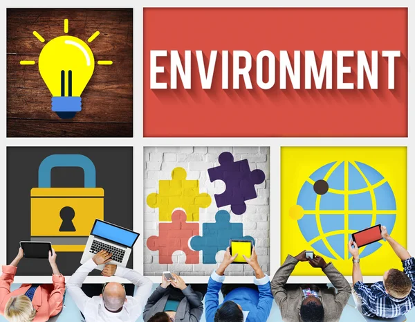 Behoud van het milieu concept — Stockfoto
