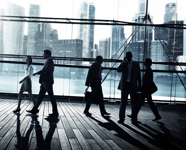 Business People walking — Stock Photo, Image