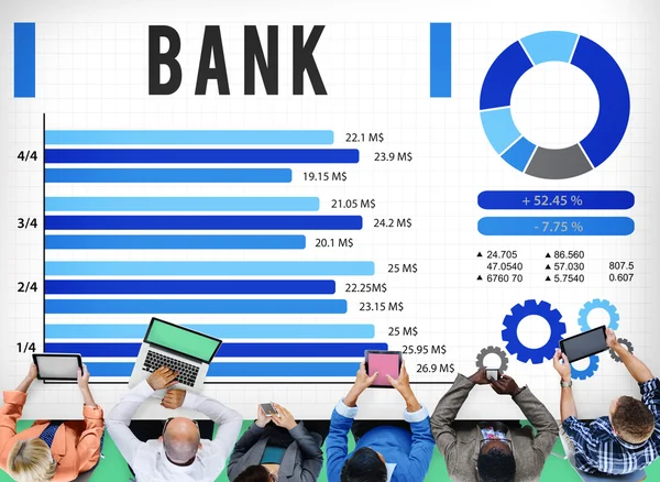 Bank Finance Money Concept — Stock Photo, Image