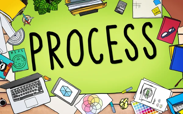 Concepto de proceso y sistema —  Fotos de Stock