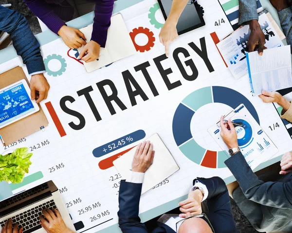 Vision und Planung der Strategie — Stockfoto