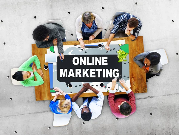 Conceito de Marketing Online — Fotografia de Stock