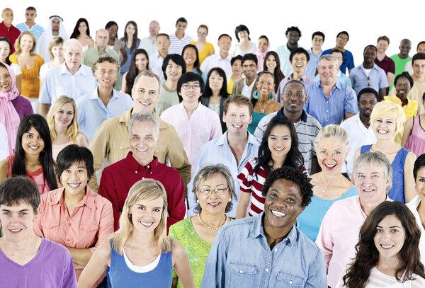 large group of Diversity people