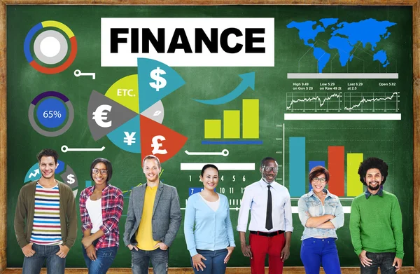 Finance, investment money, business concept — Stock Photo, Image