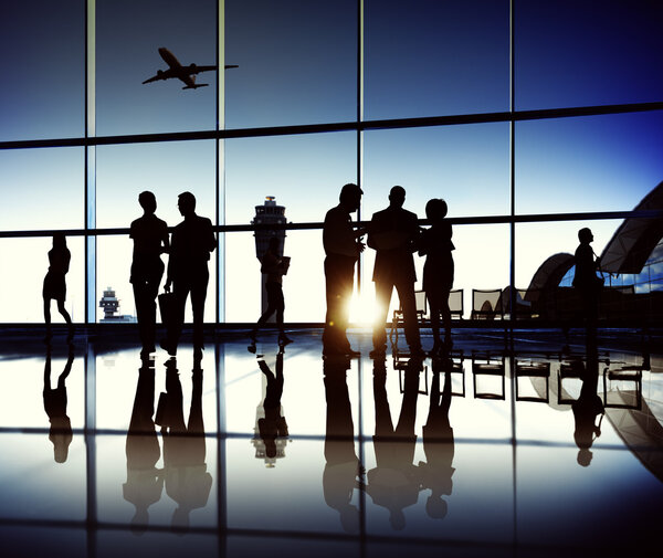 Силуэты деловых людей