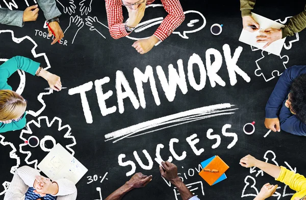 Teamwork Team, Collaboration Concept — Stock Photo, Image