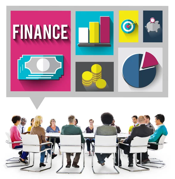 Finance Investment Banking Exchange Concept — Stock Photo, Image