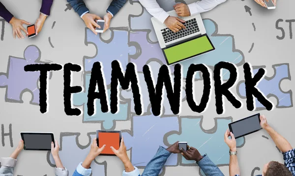 Teamwork Team, Collaboration Concept — Stock Photo, Image