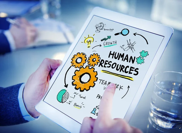 Beschäftigung mit Humanressourcen — Stockfoto