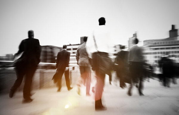 Group of Business People in city