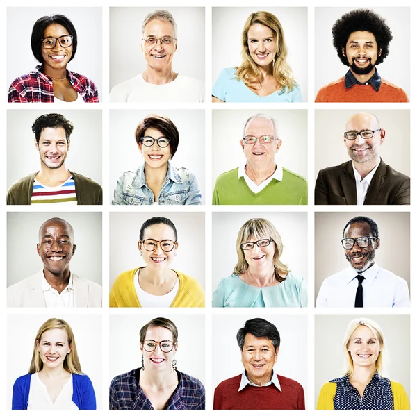 Diversità Persone e concetto di amicizia — Foto Stock