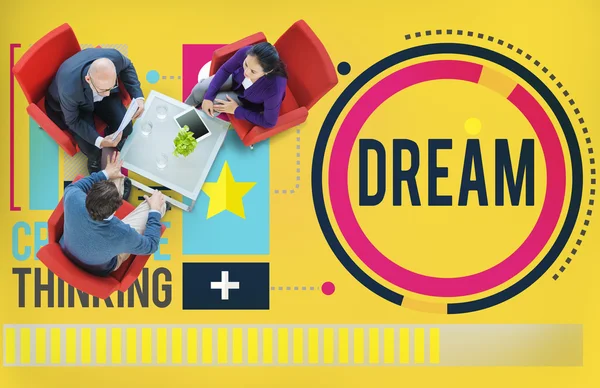 Dream Goal Imagination Inspiration Concept — Stock Photo, Image