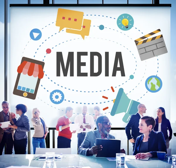 Media teknik koncept — Stockfoto