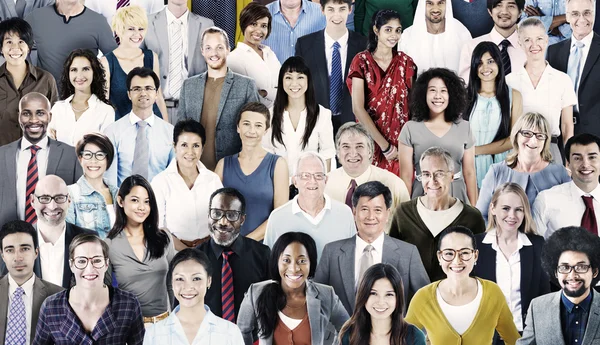 Large group of Diversity people — Stock Photo, Image