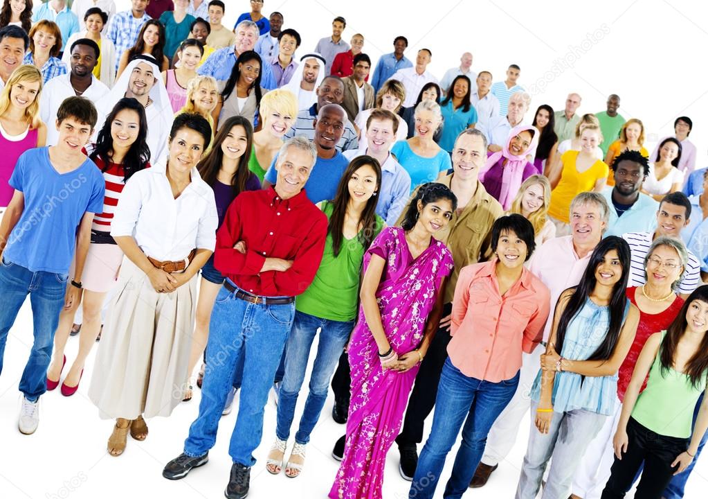 large group of Diversity people