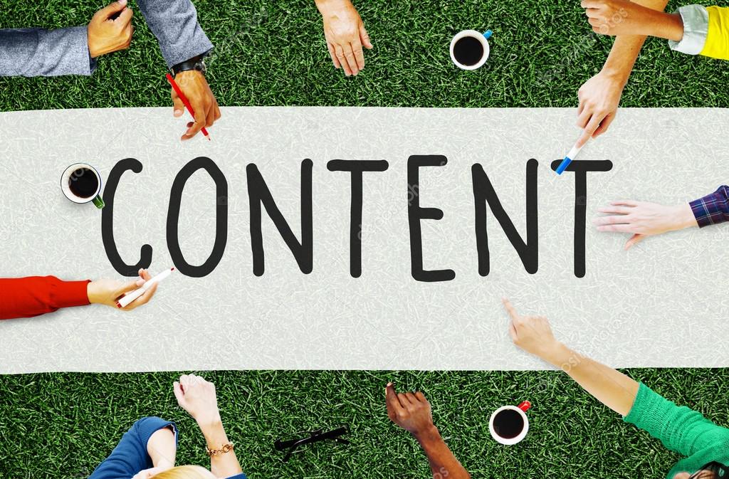 Content Blogging Concept
