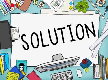 Çözüm ile grafik şablonu 