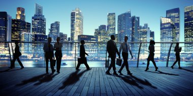 İş Adamlarının Silüetleri