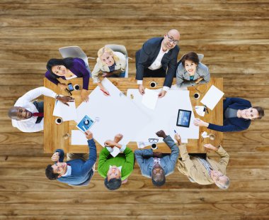 Çalışma Office iş adamları