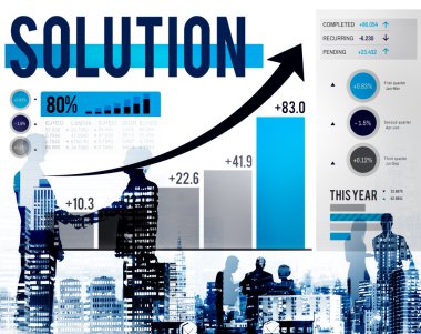 Grup iş insan siluetleri