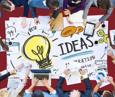 Fikirler yaratıcılık bilgi, ilham kavramı