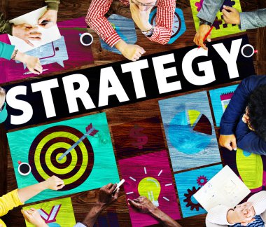 İş adamları ve strateji grup