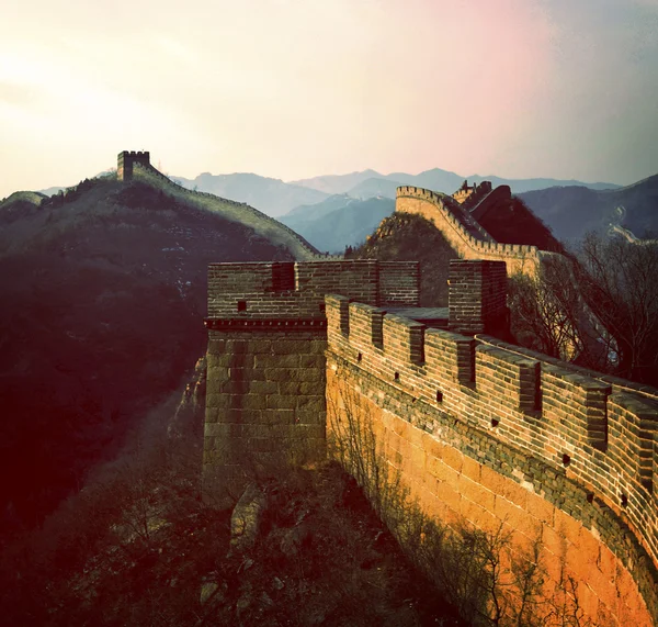 Gran Muralla de Arquitectura China — Foto de Stock