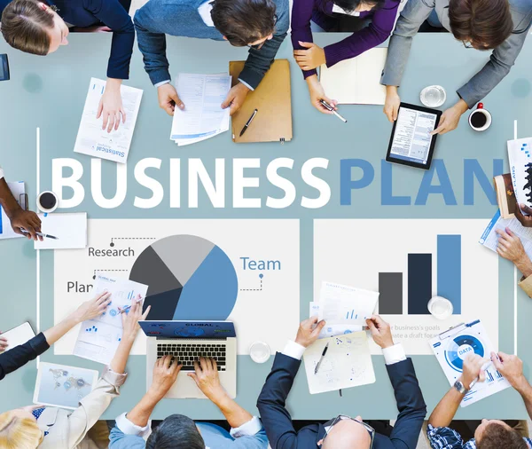 Concetto di business plan — Foto Stock