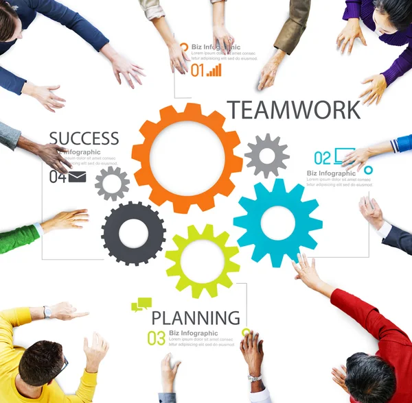 Teamwork Team Partnership Concept — Stock Photo, Image