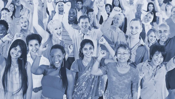 Large group of Diversity people — Stock Photo, Image