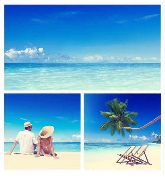 Honeymoon Summer Beach Concept — Stock Photo, Image