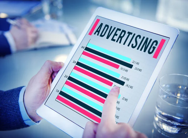 Advertising Digital marknadsföring — Stockfoto