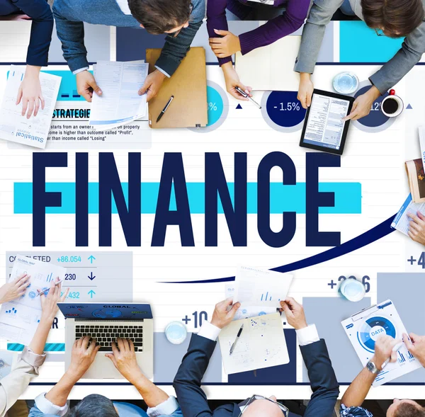 Finanza, Concetto di gestione dell'analisi — Foto Stock