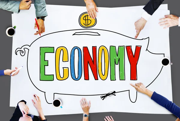 Business People e concetto di economia — Foto Stock