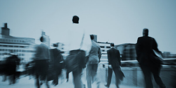 Group of Business People in city