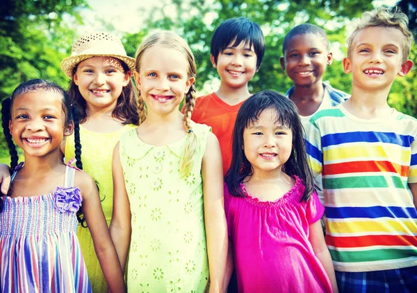 Freundschaft Glück Kinder Konzept — Stockfoto