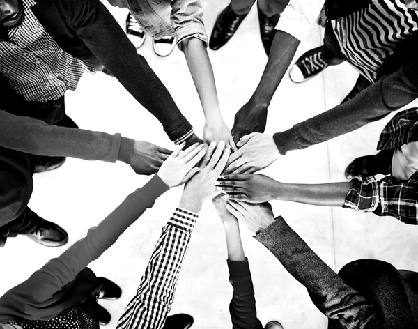 Groep van verschillende mensen, Teamwork Concept — Stockfoto