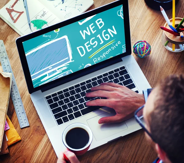 Concepto de diseño web — Foto de Stock