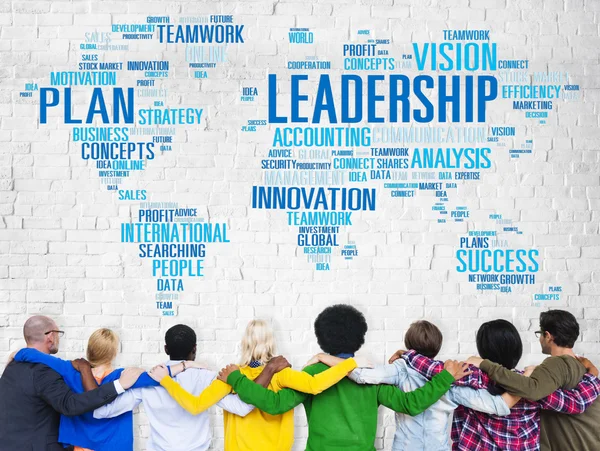 Diversity people and leadership — Stock Photo, Image