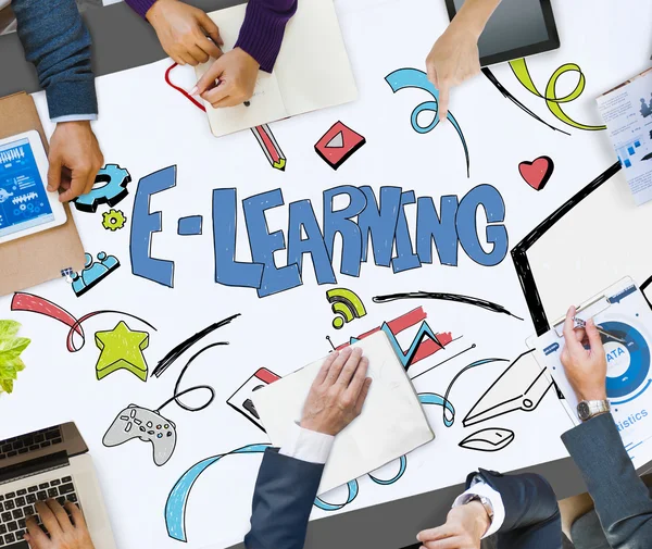 E-learning, Educazione, Concetto tecnologico — Foto Stock