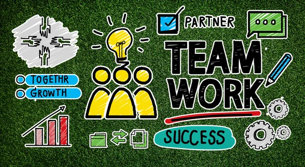 Team Teamwork Concept — Stockfoto