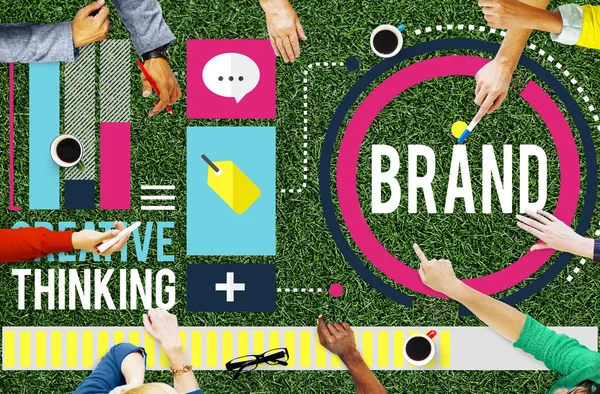 Branding Business concetto di Marketing — Foto Stock