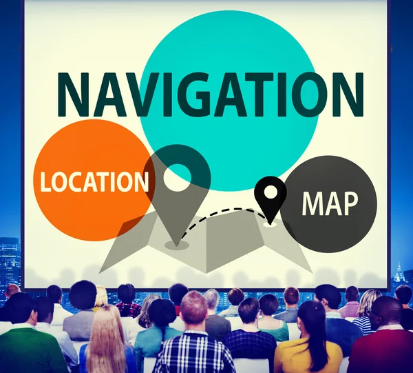 Personnes au séminaire et navigation — Photo