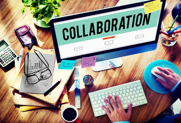 Collaboration Coopération et organisation — Photo