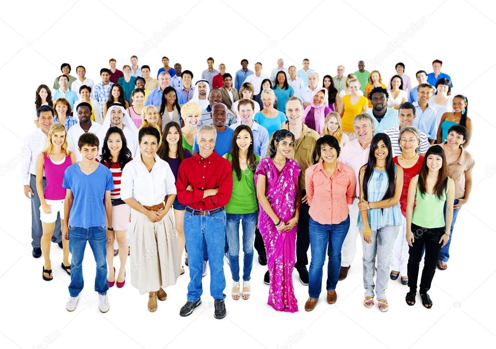 large group of Diversity people