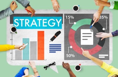 İş adamları ve strateji grup
